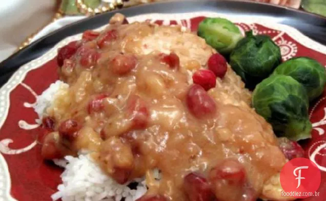 Crock Pot Frango Com Cranberries