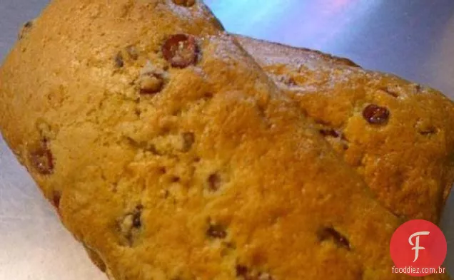 Pão de noz de Cranberry da mãe
