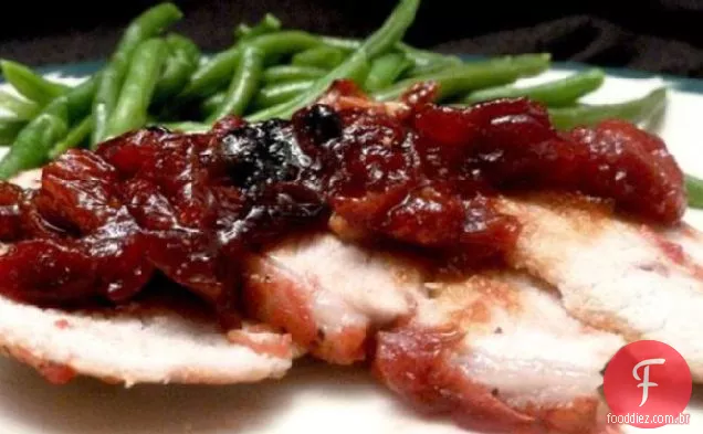 Assado De Porco Com Cranberry Assado No Forno