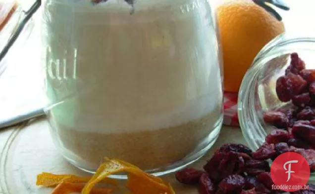Biscoitos Laranja Cranberry-Jar Mix