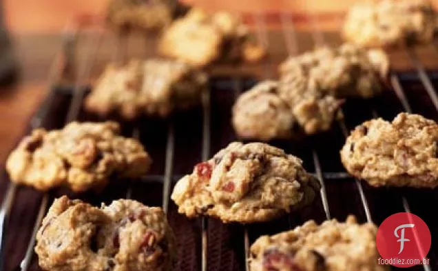 Biscoitos De Chocolate Com Nozes De Cranberry