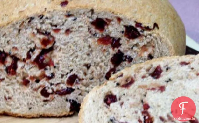 Pão De Centeio Russo Com Cranberries Secas
