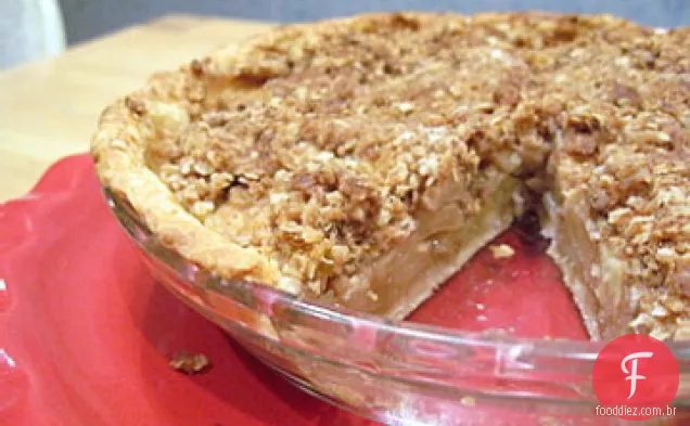 Torta De Maçã No Andar De Cima