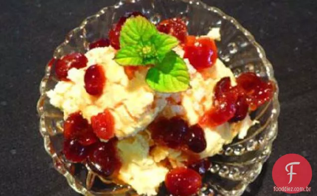 Pudim De Arroz Laranja Com Esmalte Laranja/Cranberry Cunhado