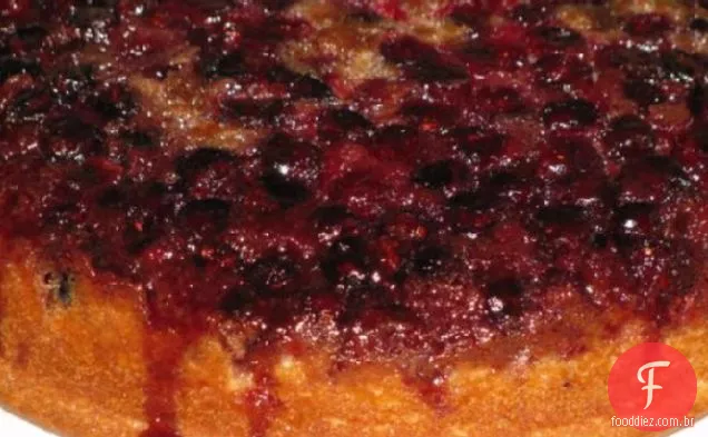 Cranberry De Cabeça Para Baixo Bolo