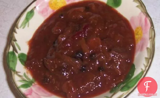 Julia ruibarbo Chutney