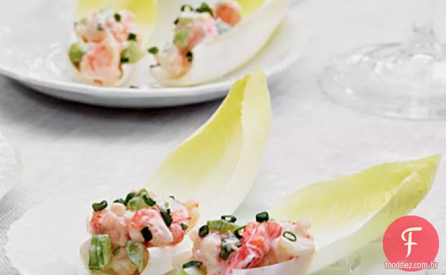 Salada De Camarão-Endive Recheado