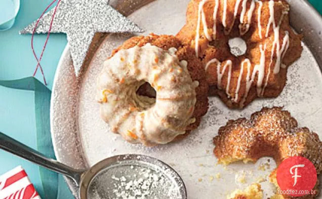 Bolos Bundt Cranberry-Laranja