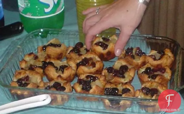 Puffs de Pêra e queijo azul