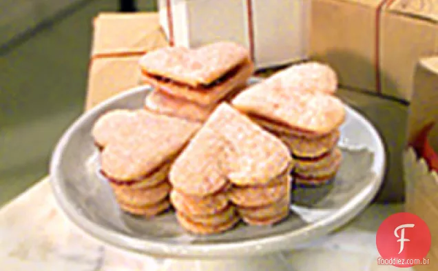 Cream Cookie Sandwich Hearts