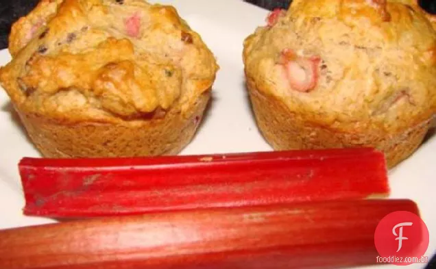Muffins De Ruibarbo