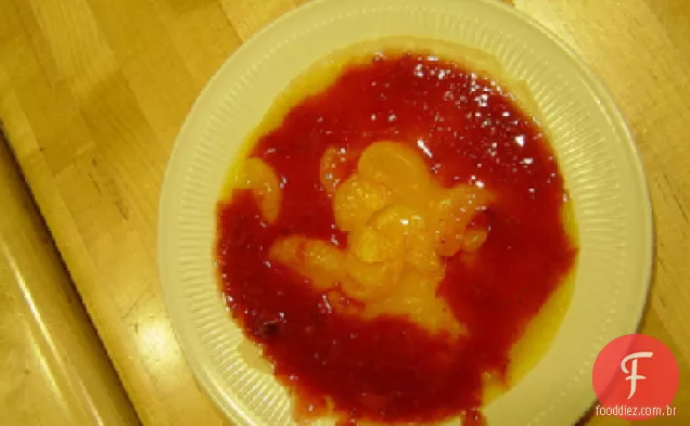 Molho de laranja para o jogo