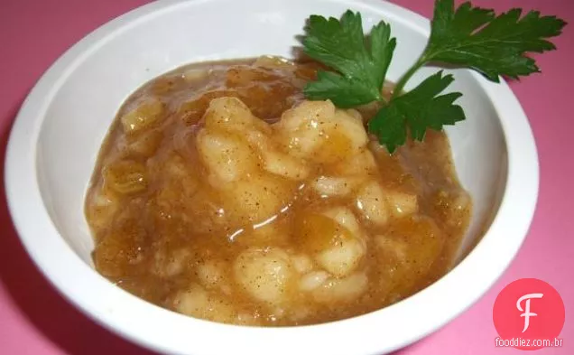 Amaretti Recheado Pêssegos