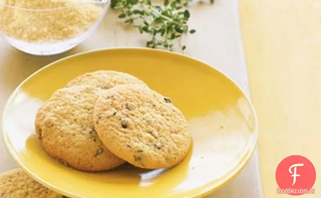 Farinha De Milho-Biscoitos De Tomilho