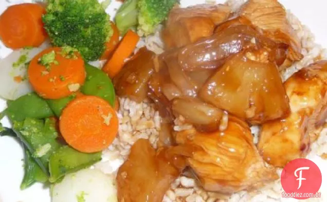 Frango Assado Com Vidro Balsâmico