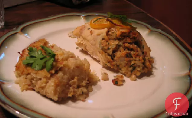 Peitos De Frango Recheados Com Cuscuz Curry