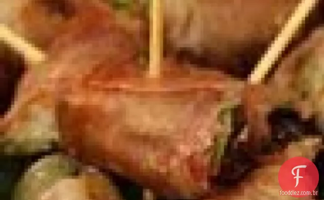 Queijo De Cabra Datas Recheadas Com Manjericão E Prosciutto