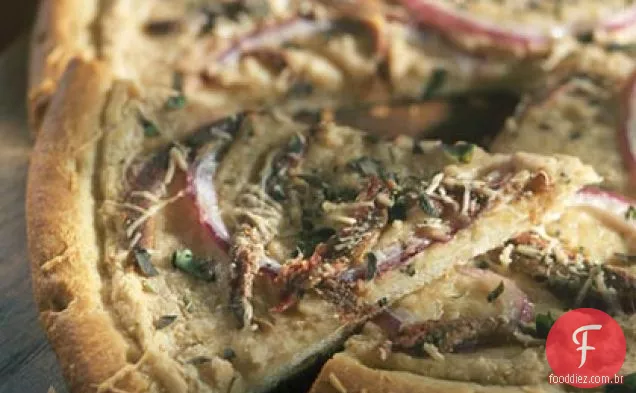 Anchova e Feijão Branco Pizza