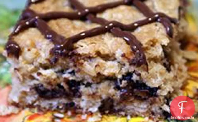 Barras De Biscoitos De Aveia