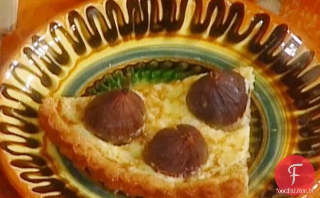 Torta de figo com crosta de amêndoa: Crostata di Fichi Mandorlati