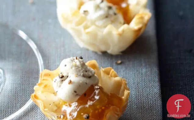 Conchas Phyllo + Geléia De Figo