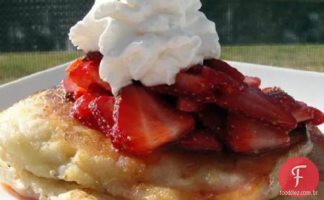 Hotcakes De Ricota De Morango