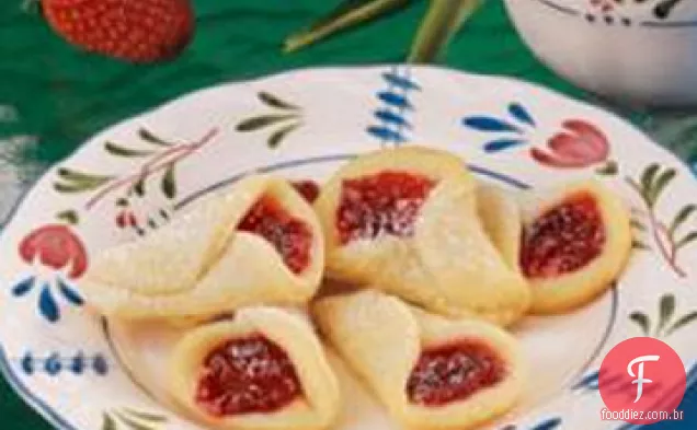 Cookies De Sino De Casamento De Morango