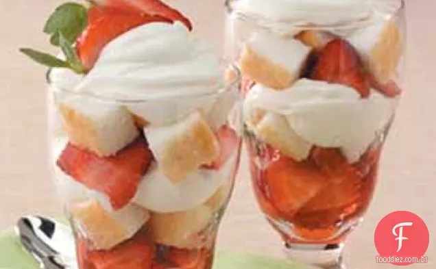 Cheesecake De Morango Parfaits