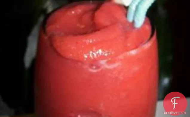 Slush Do Chá Da Morango
