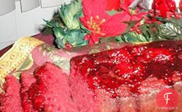 Pão De Morango De Natal