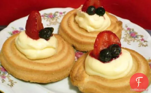 Elegante Mascarpone Coberto Biscoitos De Açúcar (Enganosamente Fácil)