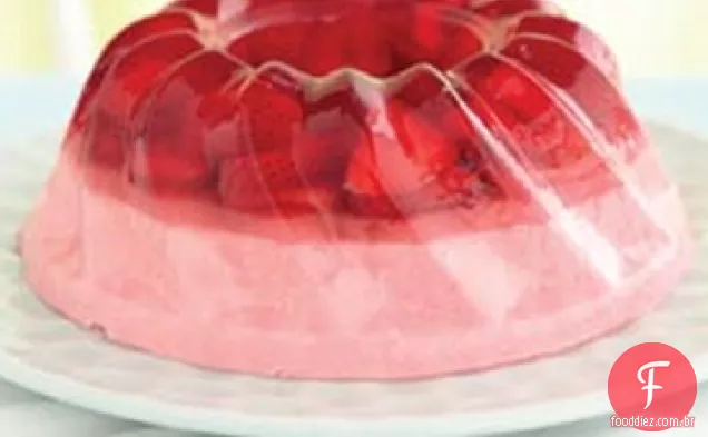 Sobremesa De Mousse De Morango
