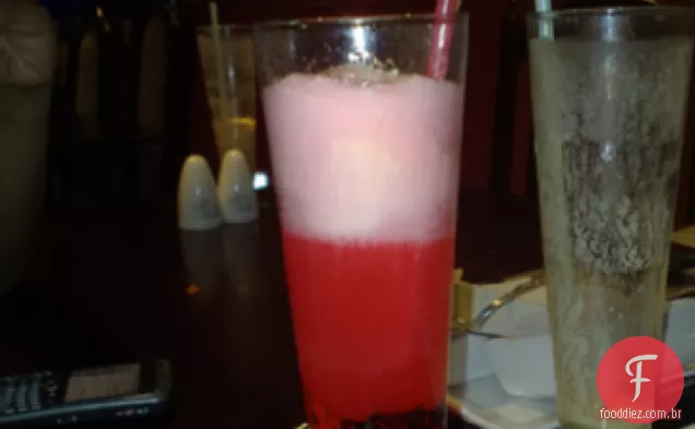 Refrigerante De Sorvete De Morango