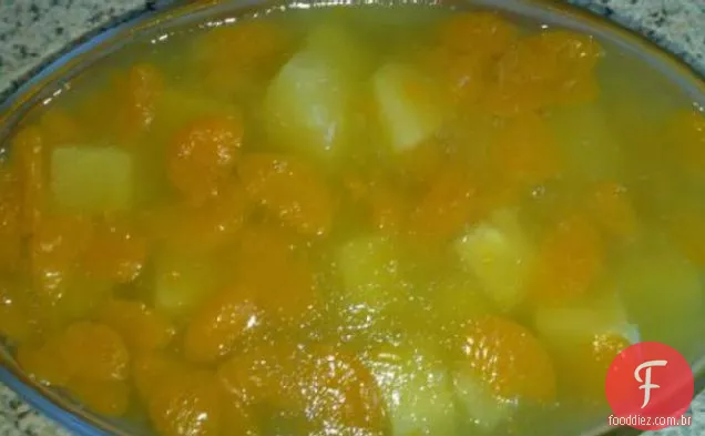 Salada De Gelatina Tropical Sunshine