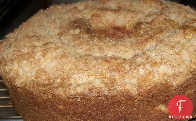 Bolo De Maçã Fresco Com Molho De Rum