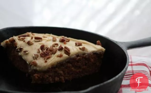 Bolo De Maçã De Cabeça Para Baixo