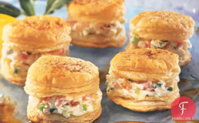 Canapés Crabmeat-Aperitivos