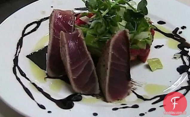 Salada De Atum Ahi Grelhada