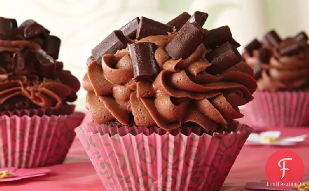Chocolate-Chocolate Chunk Cupcakes