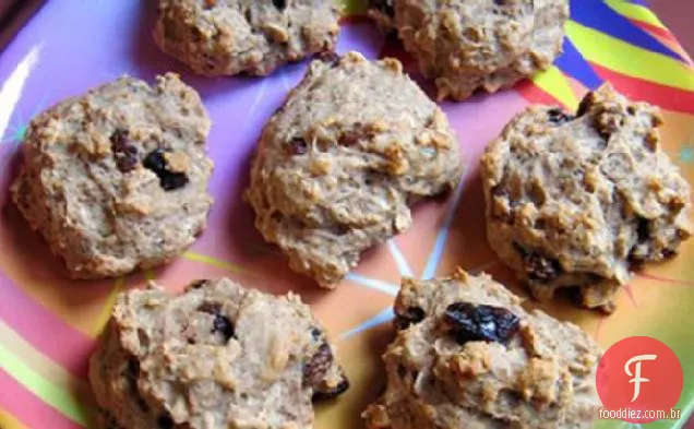 Biscoitos De Aveia Com Passas