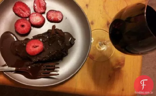 Torta / Bolo Sem Farinha De Chocolate