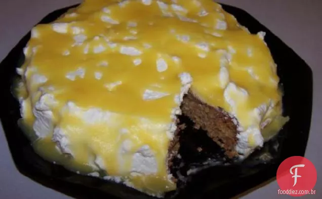 Graham Cracker Noz Chantilly Caramelo Bolo