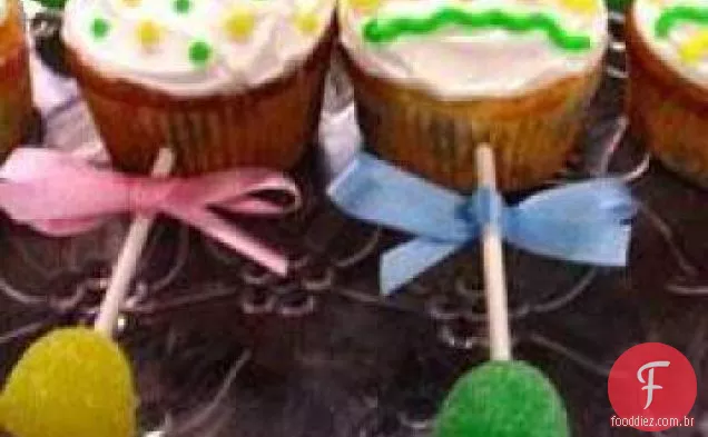 Bebê Chocalho Cupcakes