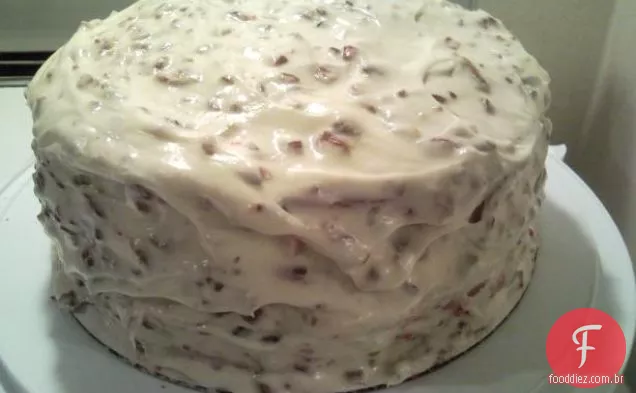 Bolo De Veludo Vermelho da Missy com cobertura de Cream Cheese