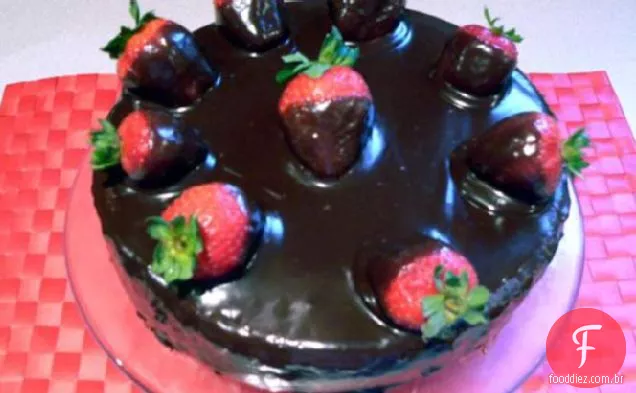 Bolo De Trufas De Chocolate Pecaminoso