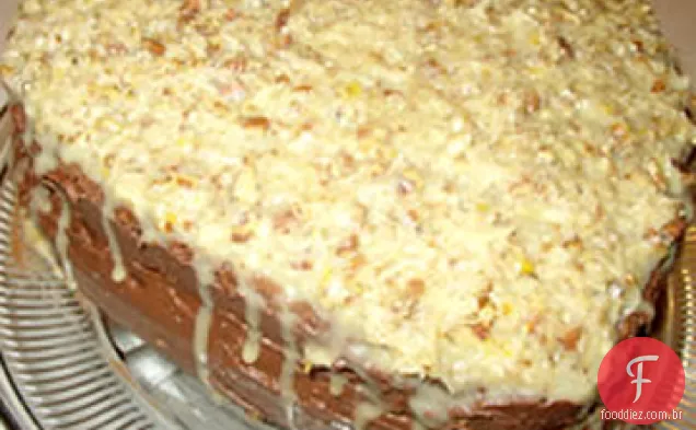 Úmido Alemão Bolo De Chocolate