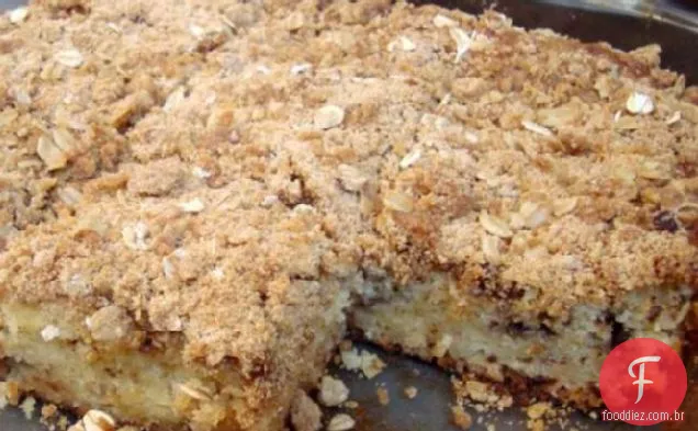 Bolo de baunilha e canela