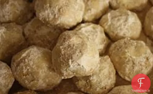 Bolas de manteiga de nozes da bisavó
