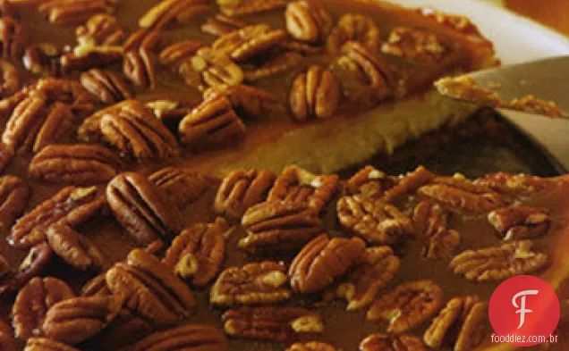 Pecan e Cheesecake De Caramelo Salgado