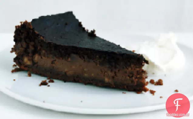 Cheesecake De Avelã De Chocolate Ao Estilo Perugiano
